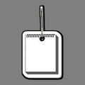 Zipper Clip & Spiral Bound Notepad Tag